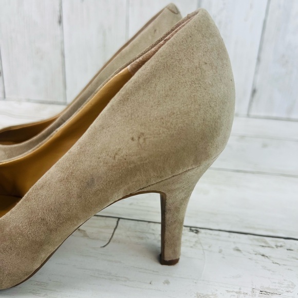 Kelly & katie Isabel Faux Suede Round Toe Size 6.5 M Women's Heel Shoes Tapue - Picture 5 of 12